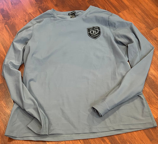 Asmar XXL light blue long sleeve summer shirt