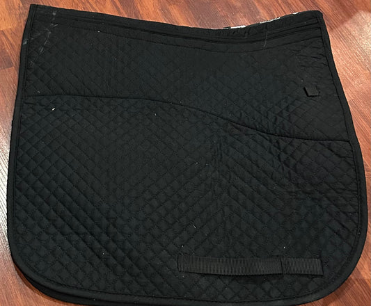 NSC shimmable dressage pad black