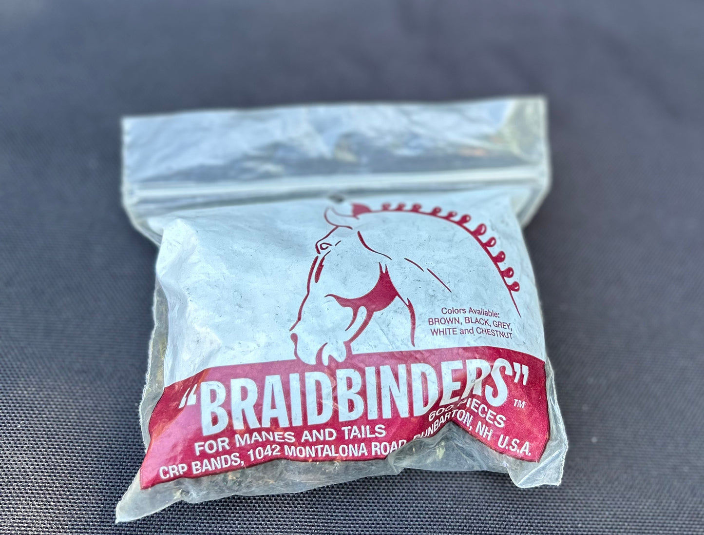 Brown braiding elastics