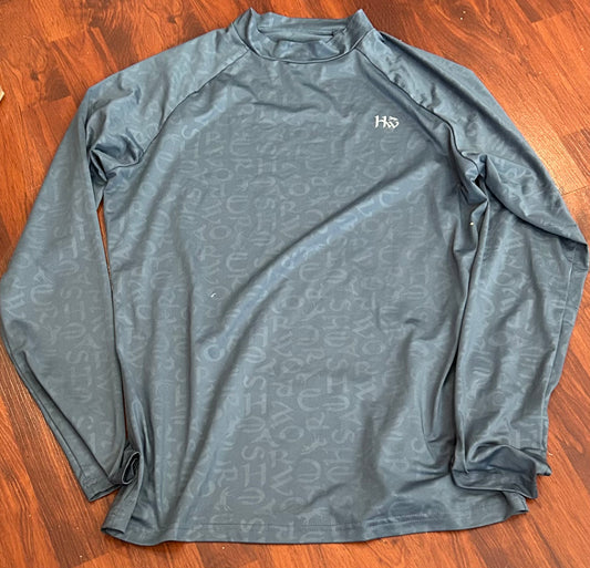 Horseware XL steel grey long sleeve shirt