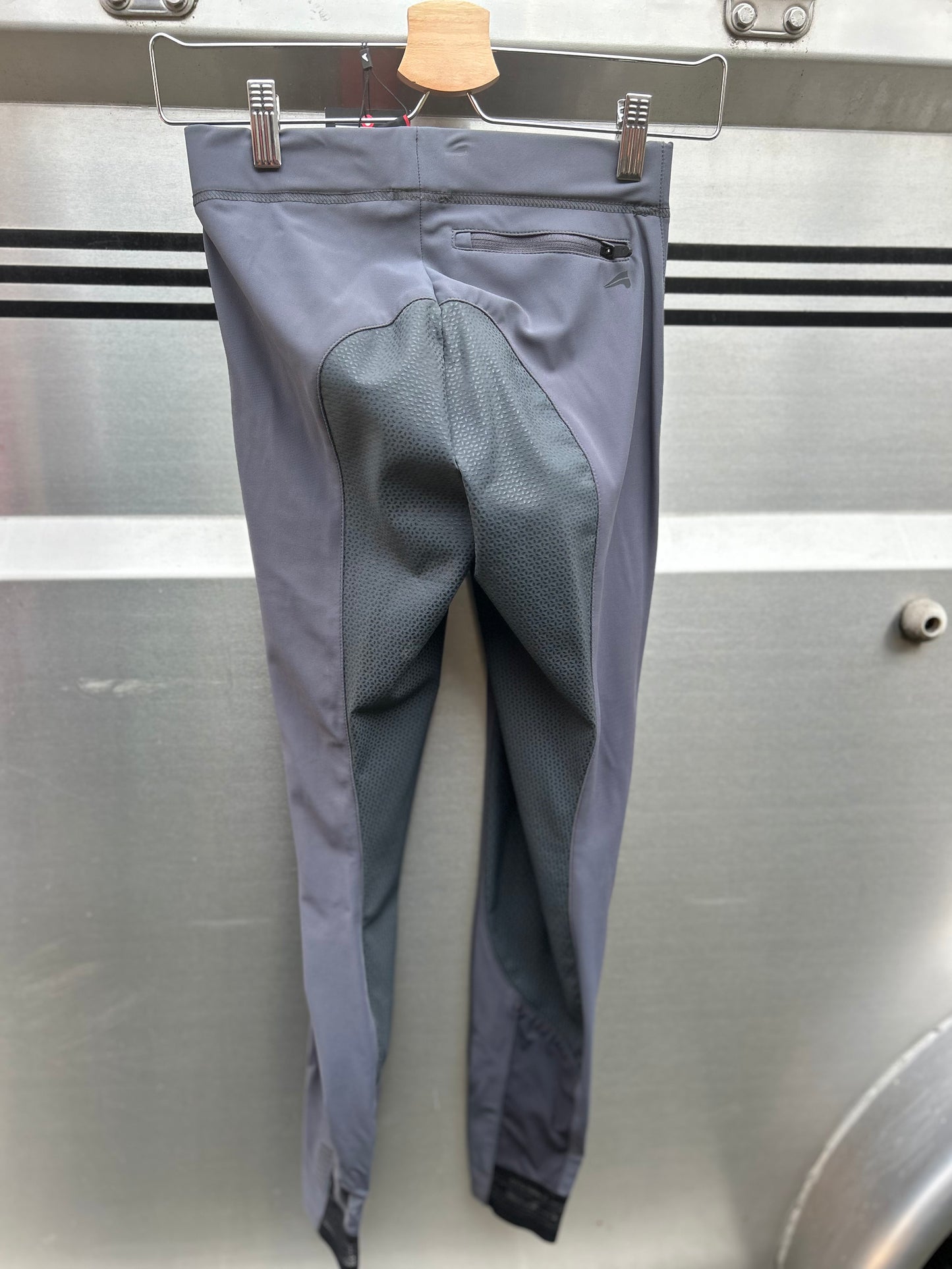 22R Euro Star ebony grey full seat breeches