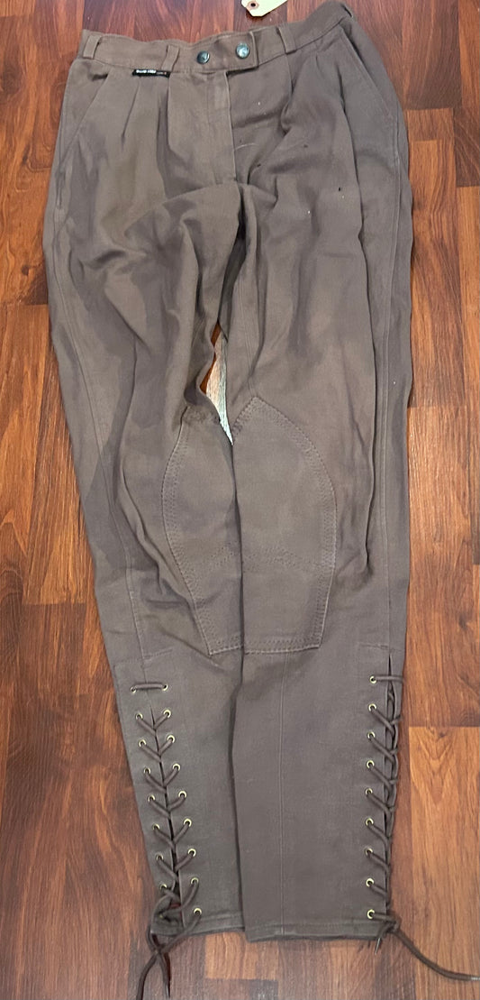 Euro Star 30L brown riding pants