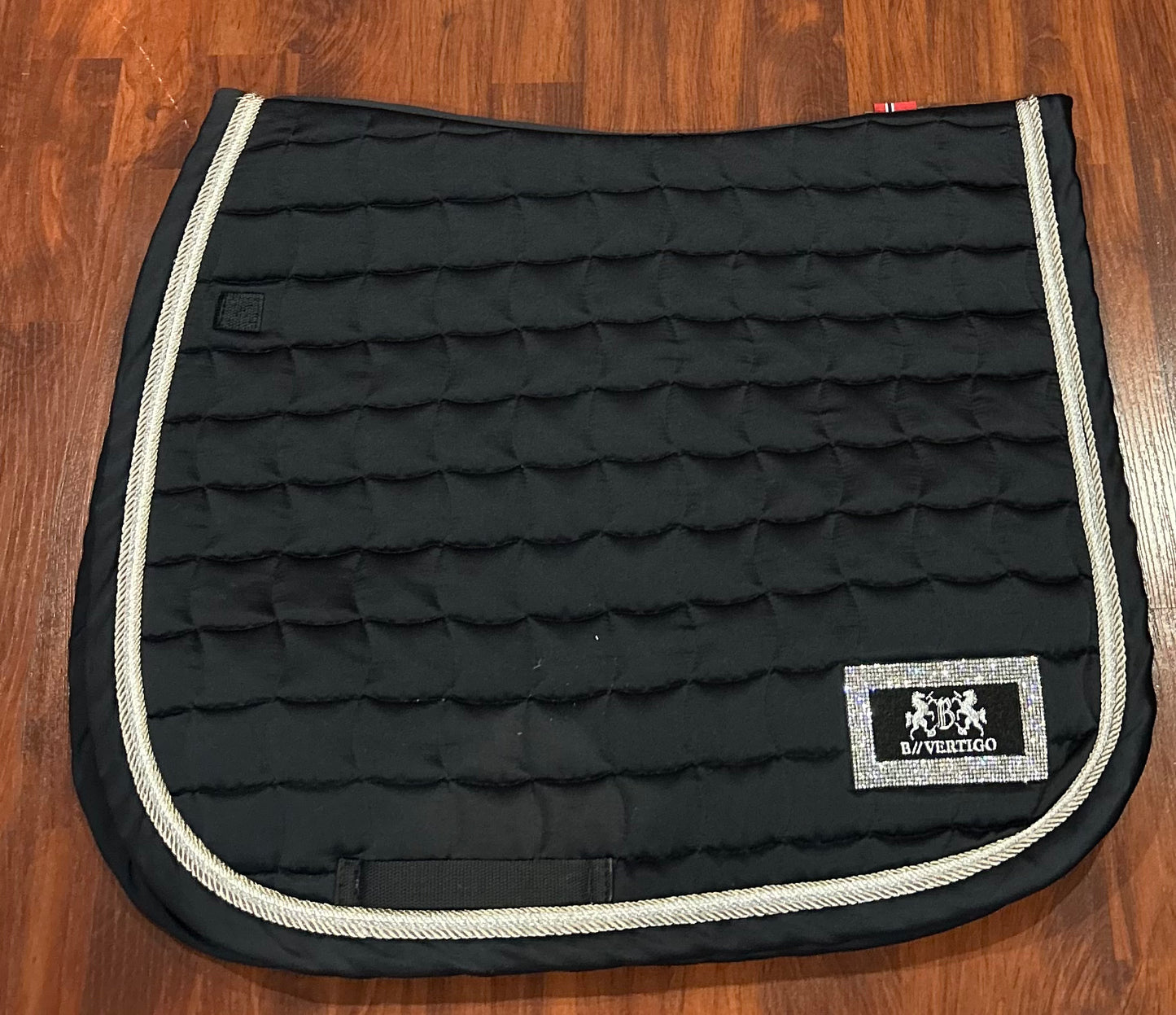 BVertigo navy with bling dressage pad