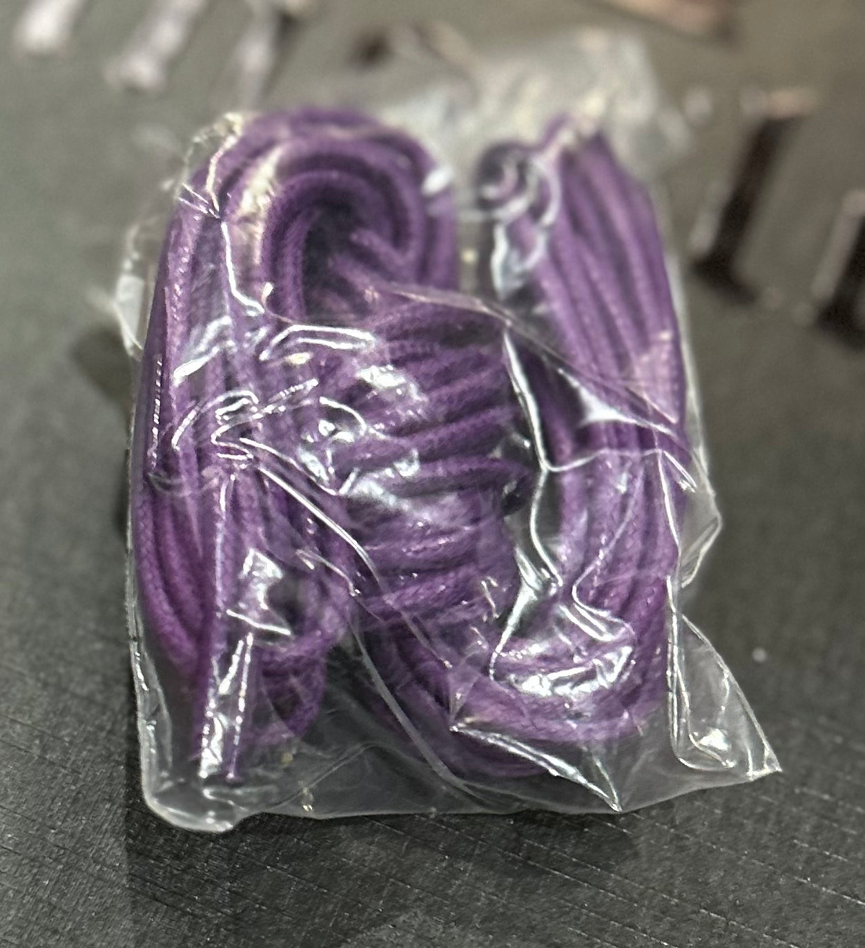 Kingsley Orlando long laces purple