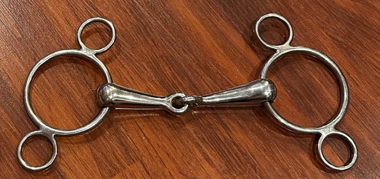 5.25” 2 ring snaffle bit