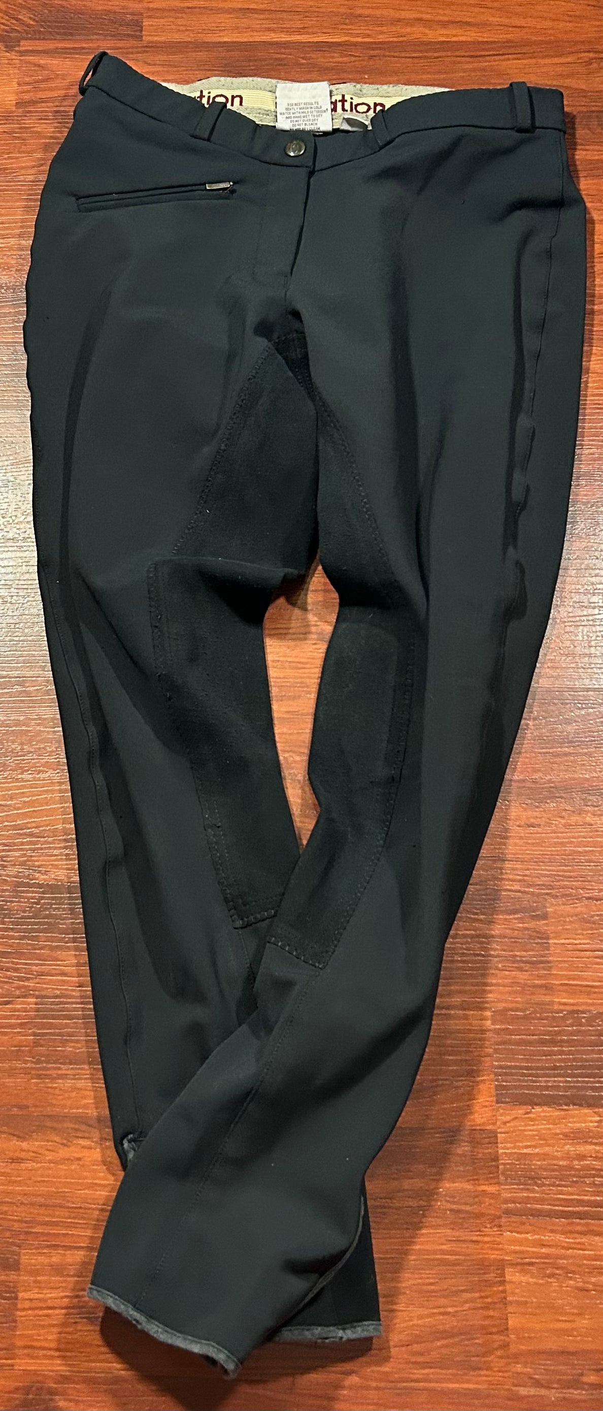 26 Elation full seat black breeches