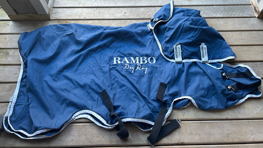 Medium Rambo supreme dry rug with neck. Some stains.