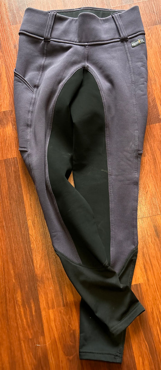 Kerrits small winter full seat purple breeches