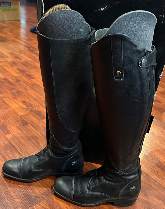 BR Flavio boots size 9 14.2“ calf 19.3” tall