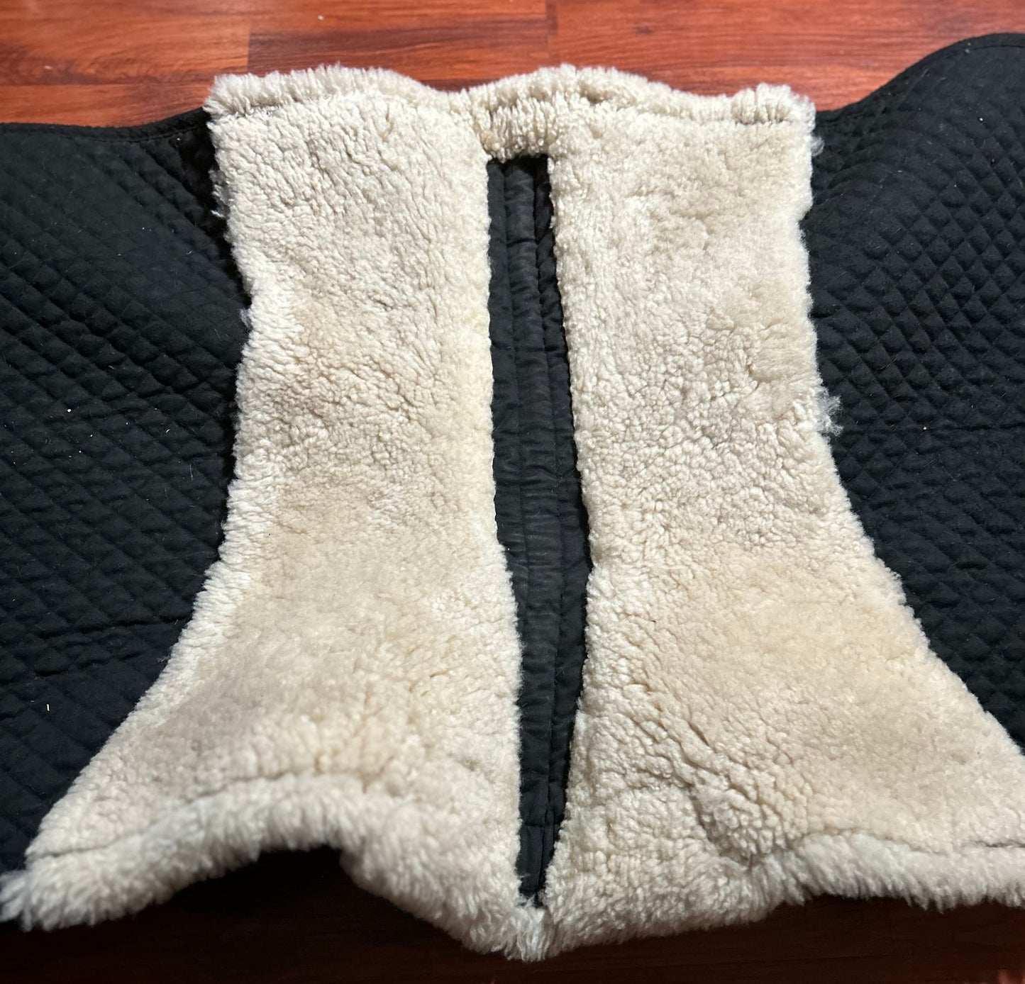 Nsc Sheepskin Dressage Pad Black All About Tack