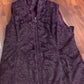 Ariat small purple reversible vest