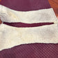 NSC burgundy sheepskin lined dressage pad