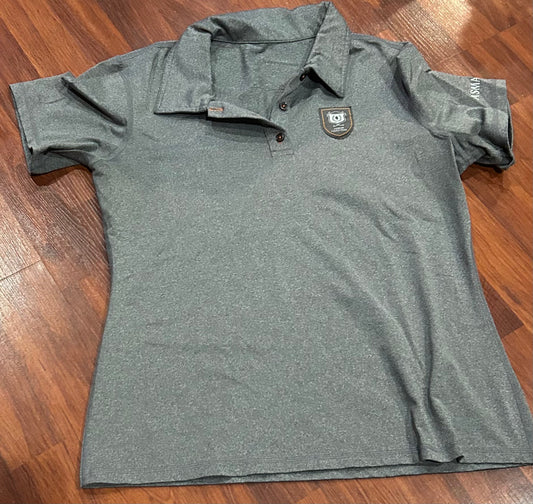 Asmar medium grey polo shirt