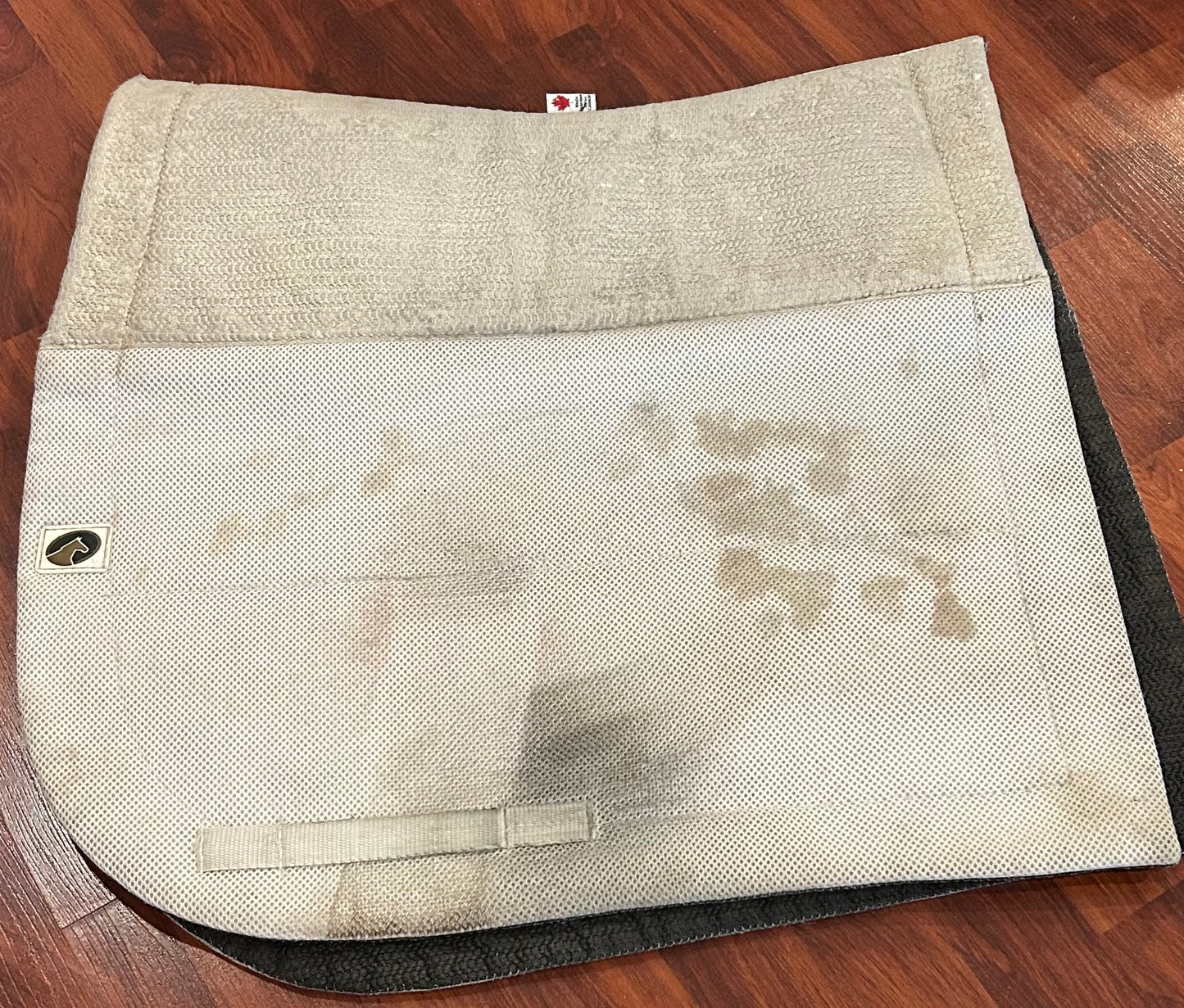 Eco gold white dressage pad. Well used.