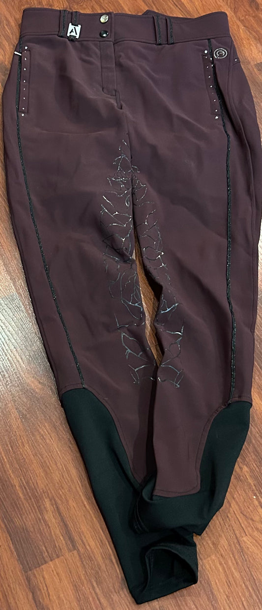 Anky size 8 (26”) purple full seat breeches