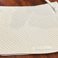 Fleeceworks 2 dressage pads (black and white) with removable set of Thera fleece panels and canvas storage bag.