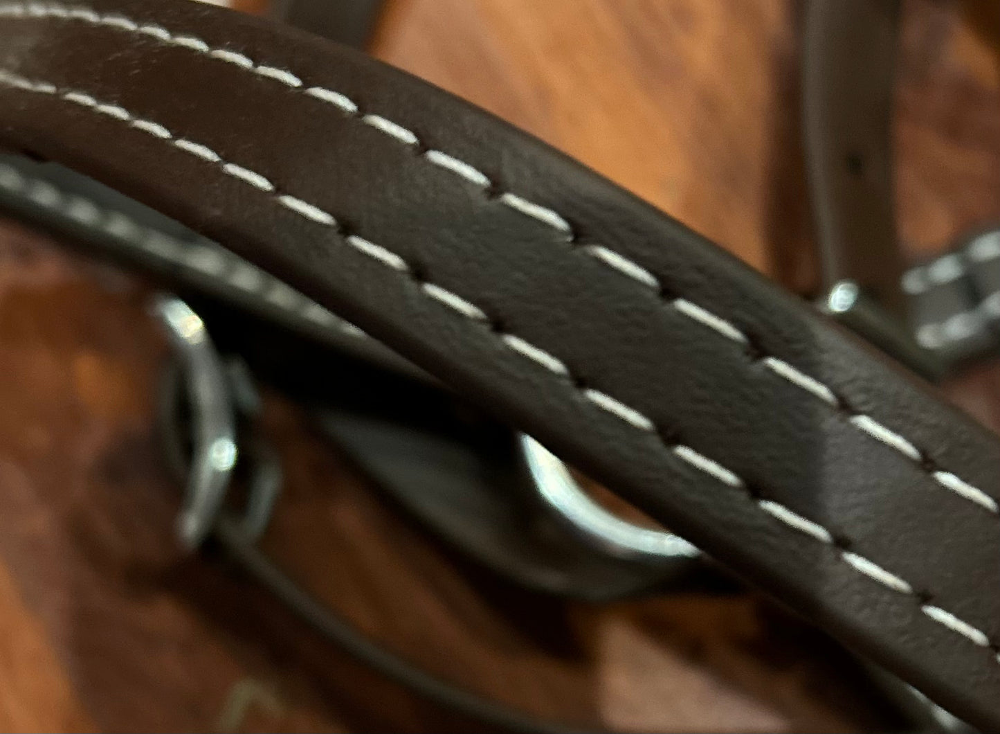 Convertible bridle/halter brown small horse