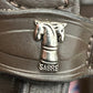 Sabre Havana full size sensitive round raised snaffle bridle with crank noseband