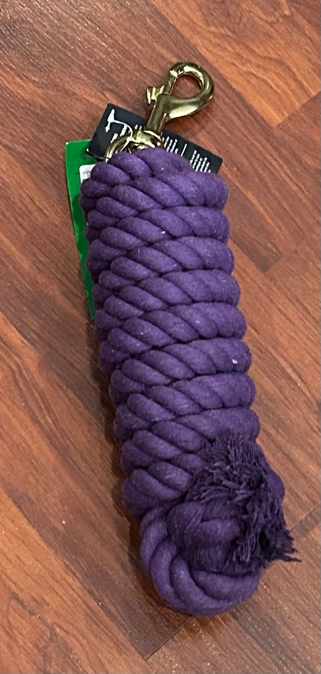 Greenhawk purple lead rope