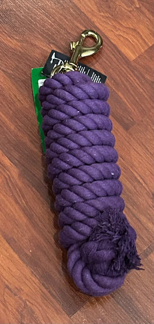 Greenhawk purple lead rope