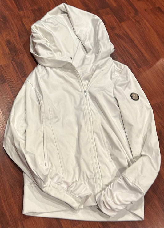 Asmar medium white light jacket with hood