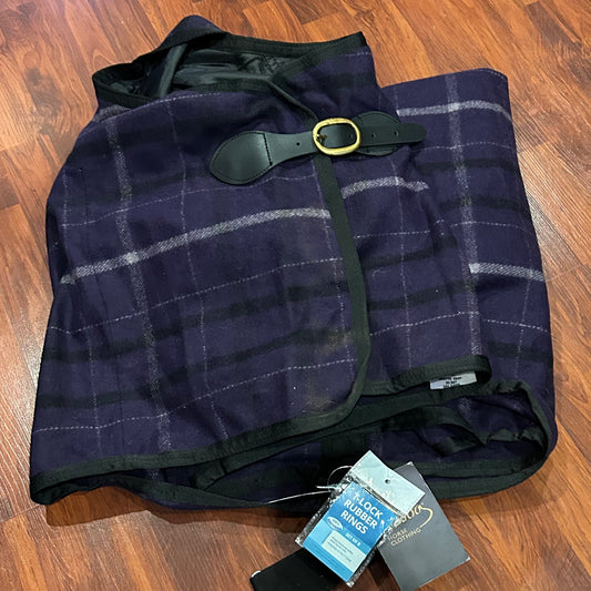 XL (84-86”) Pessoa purple plaid wool cooler