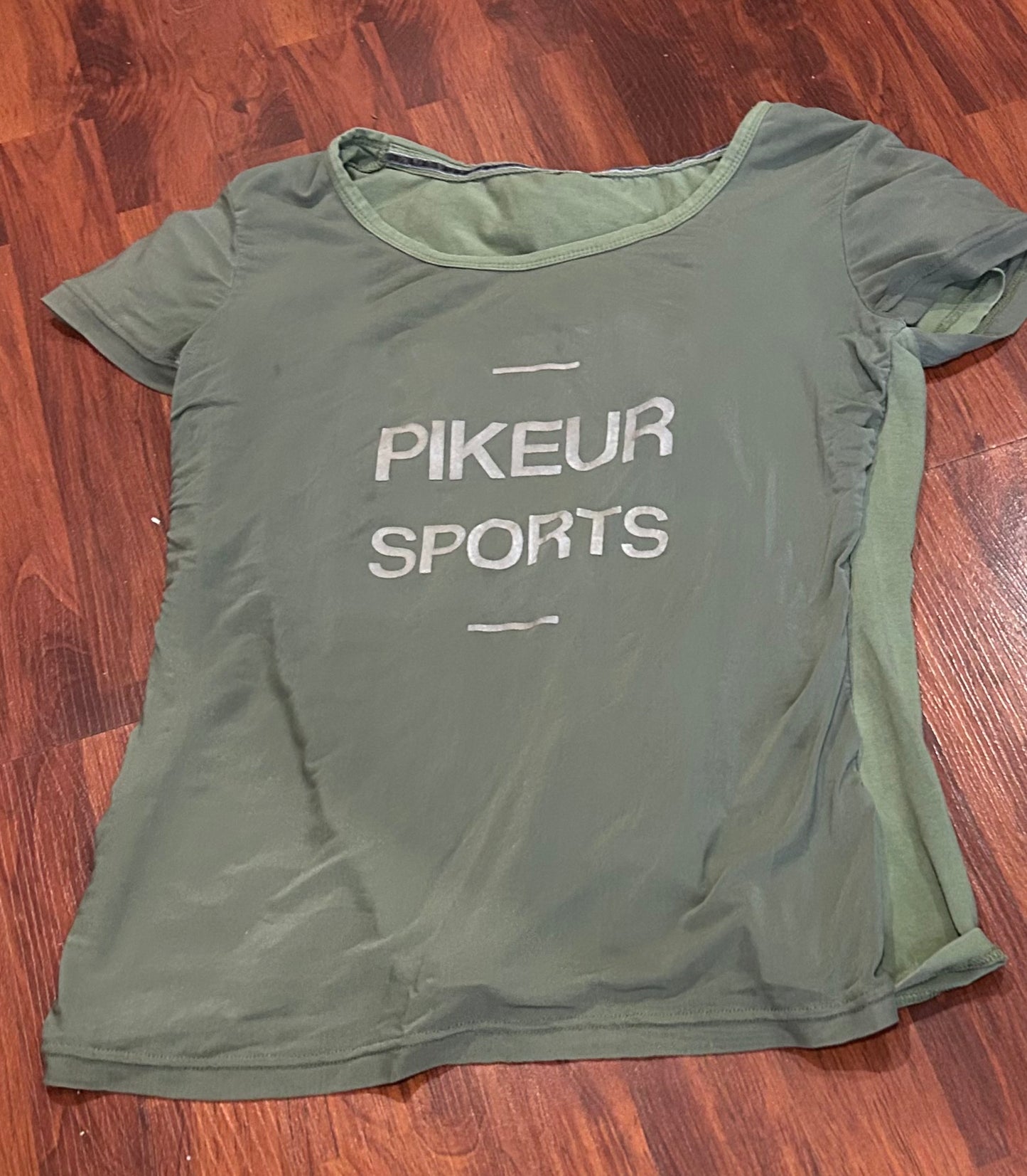 Pikeur medium green shirt short sleeve