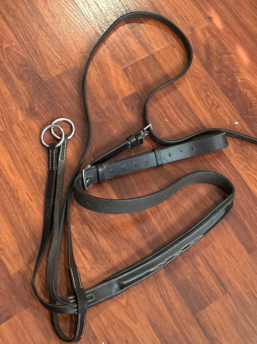 XF brown fancy stitch running martingale