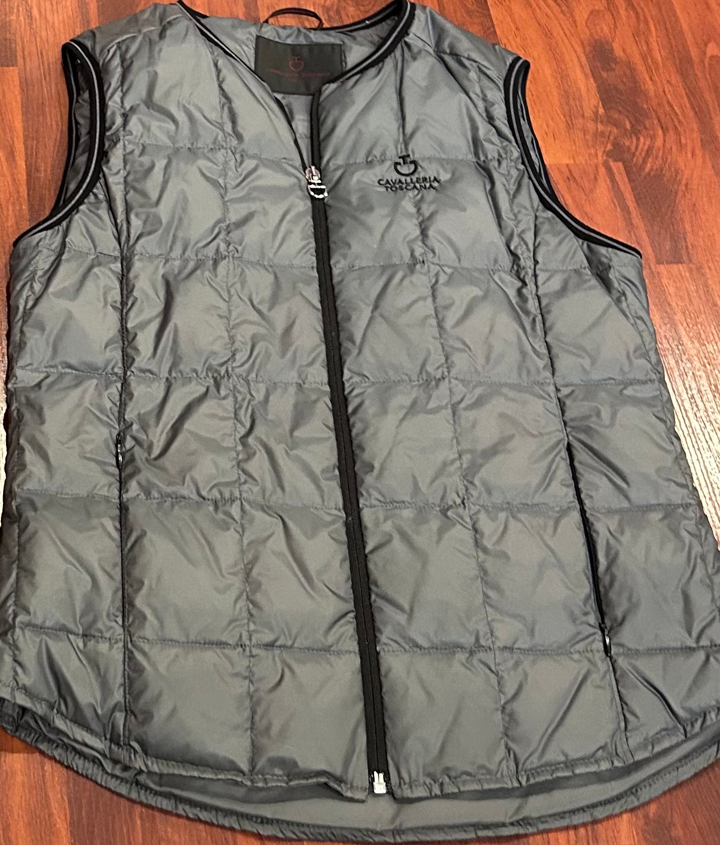 Cavalleria Toscana large grey down vest