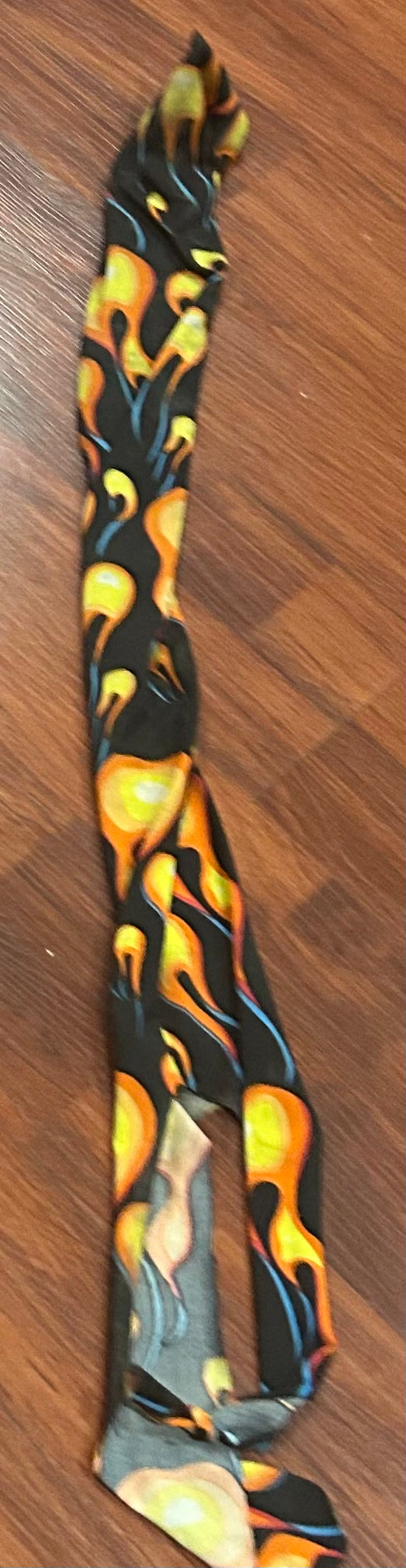 Tail bag flames