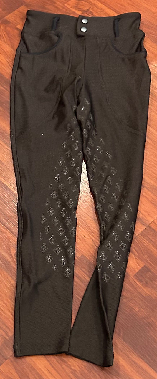 XXS free ride brown full seat riding breeches