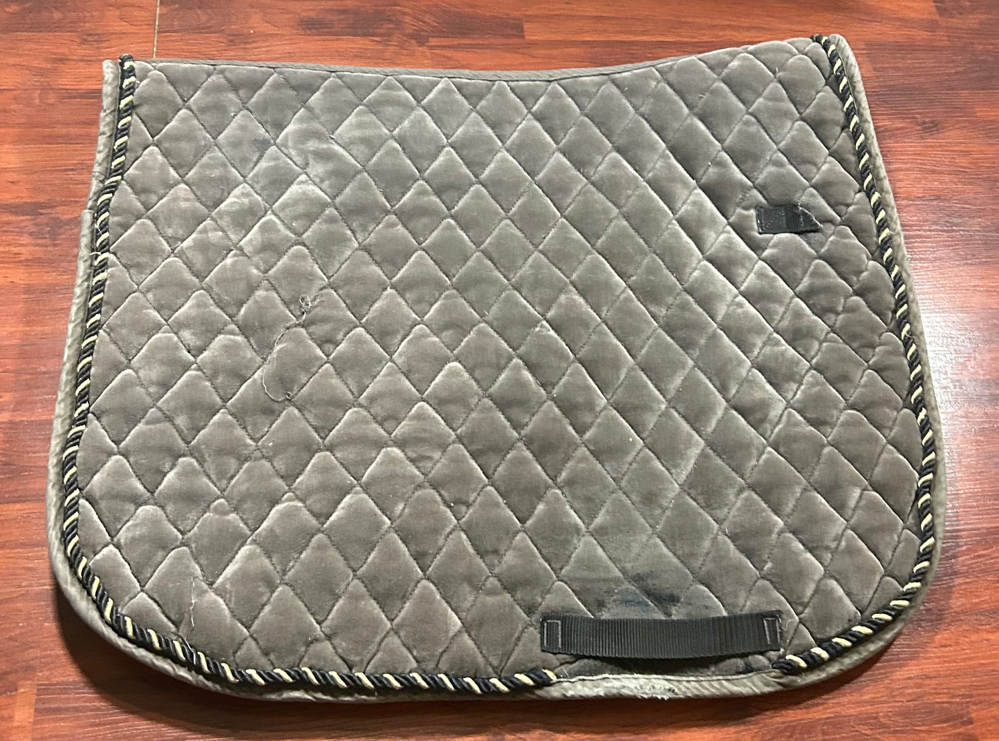 Dover velvet dressage pad grey