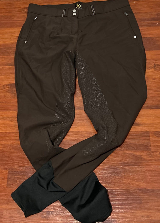 BR size 34 brown full seat breeches