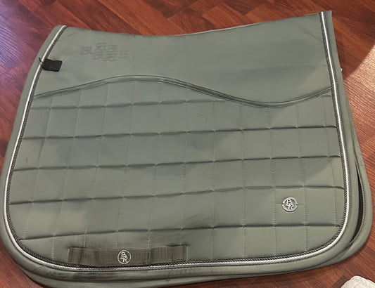 BR light green padded dressage pad