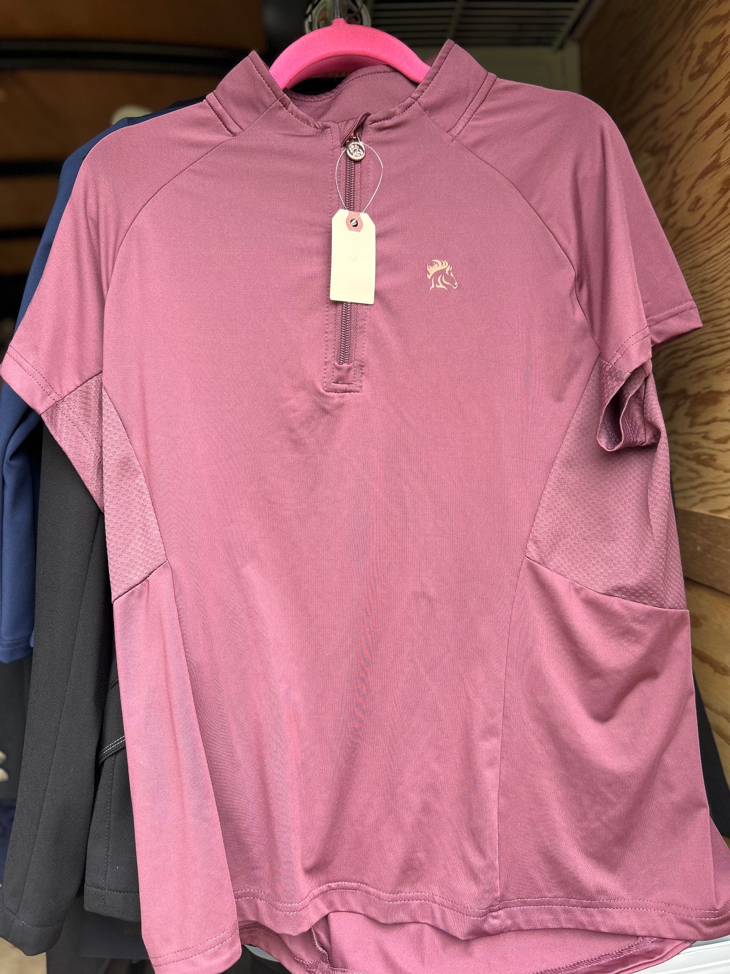 Temteq plum short sleeve XL shirt