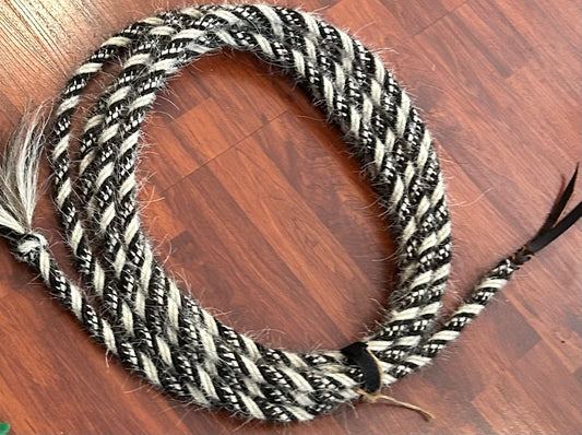 Doug Krause 5/8 x 22’ Horsehair Mecate reins