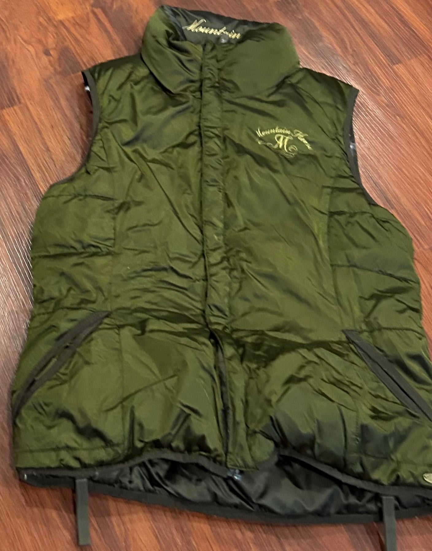 Mountain horse XS green reversible vest