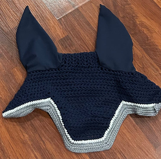 Navy with grey fly bonnet