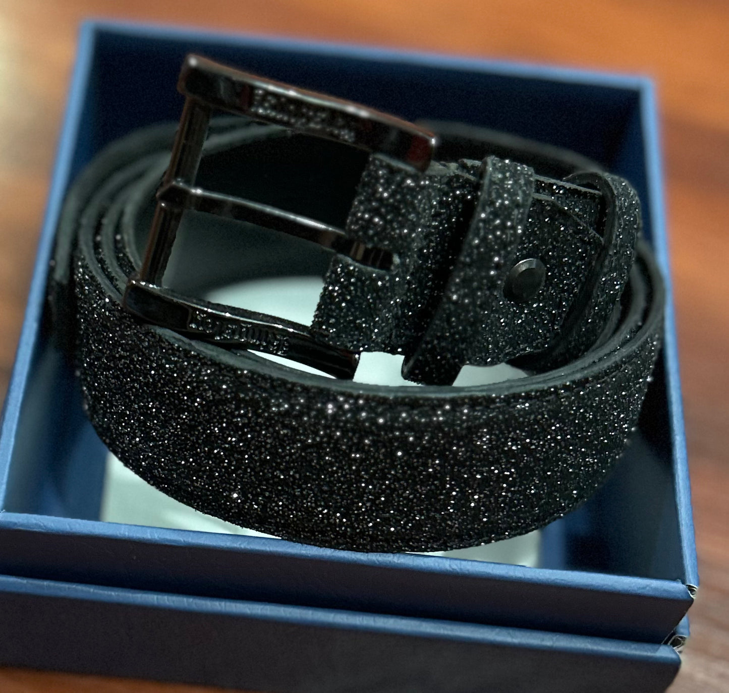 Kingsley belt stardust black. New.