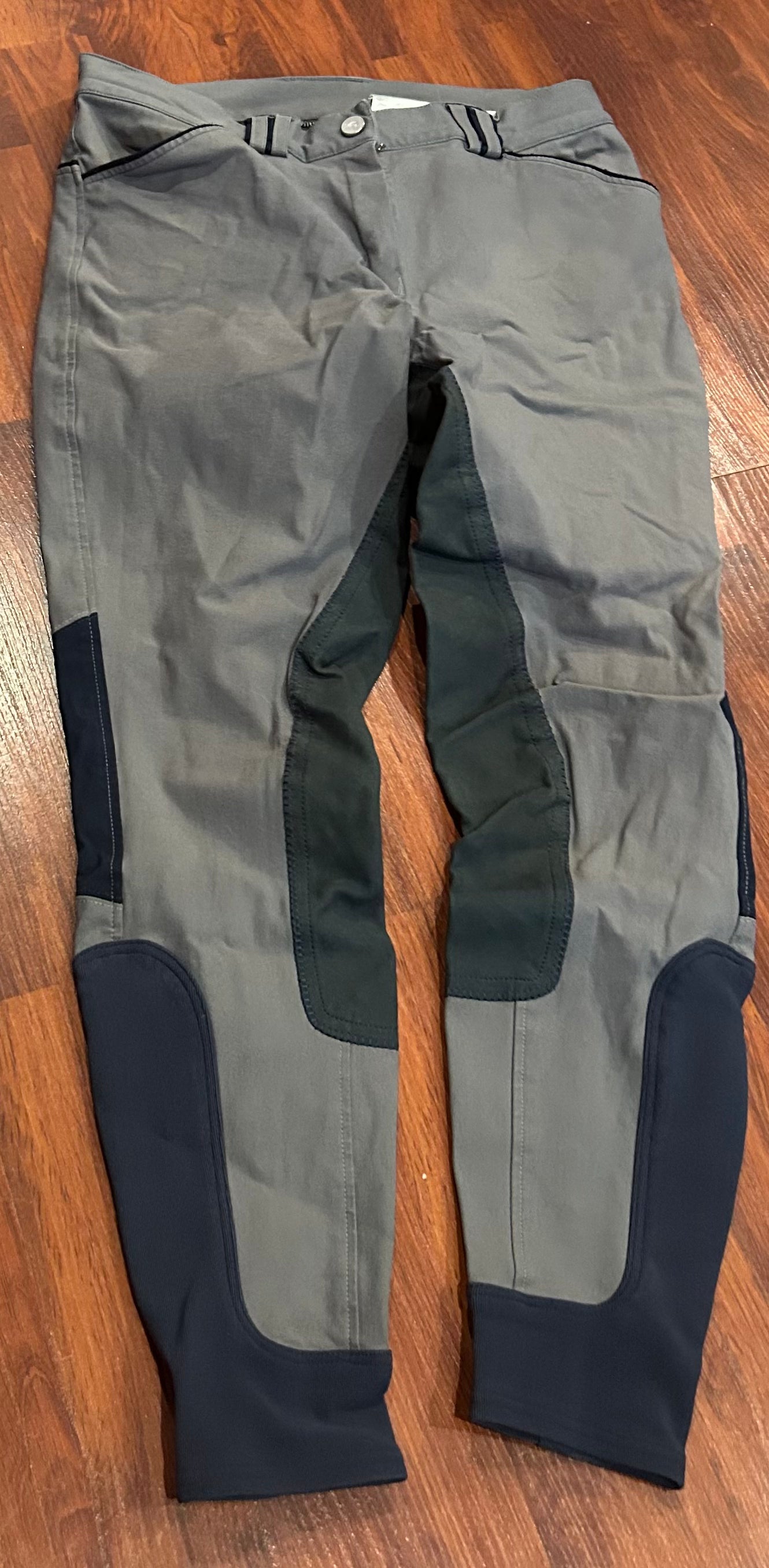 Euro star size 30 darker grey full seat breeches