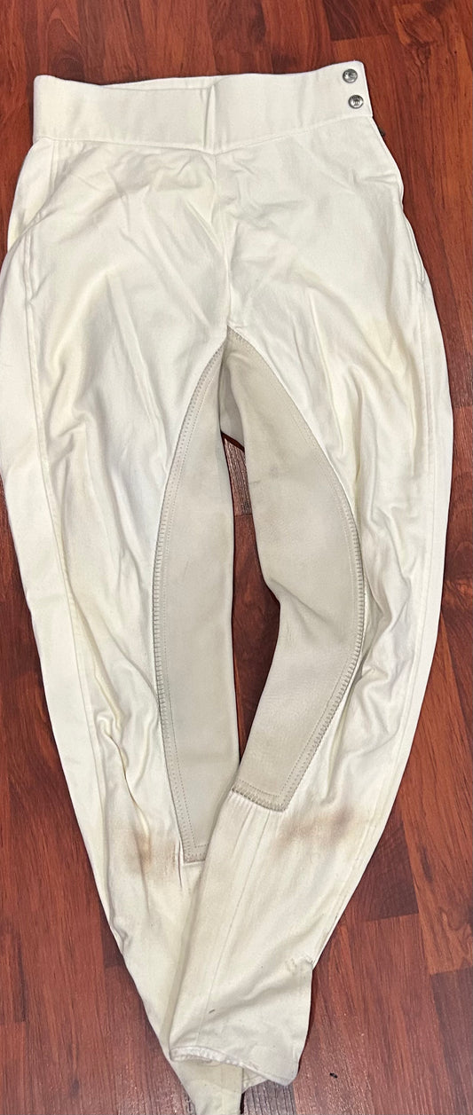 Shumacher 26L cream full seat breeches