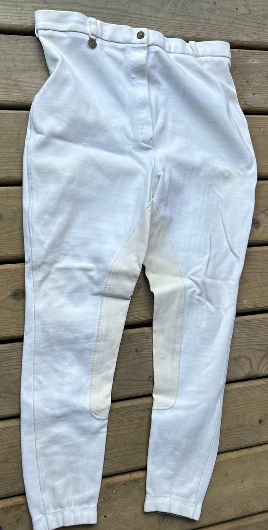 On Course size 32 white full seat breeches