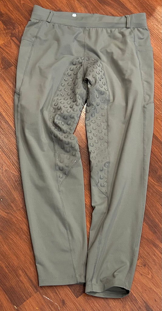 Fits T4 large grey riding tights