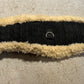 30” BR fleece and nylon black dressage girth