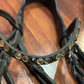 BR brown crank rolled snaffle bridle. Need cleaned