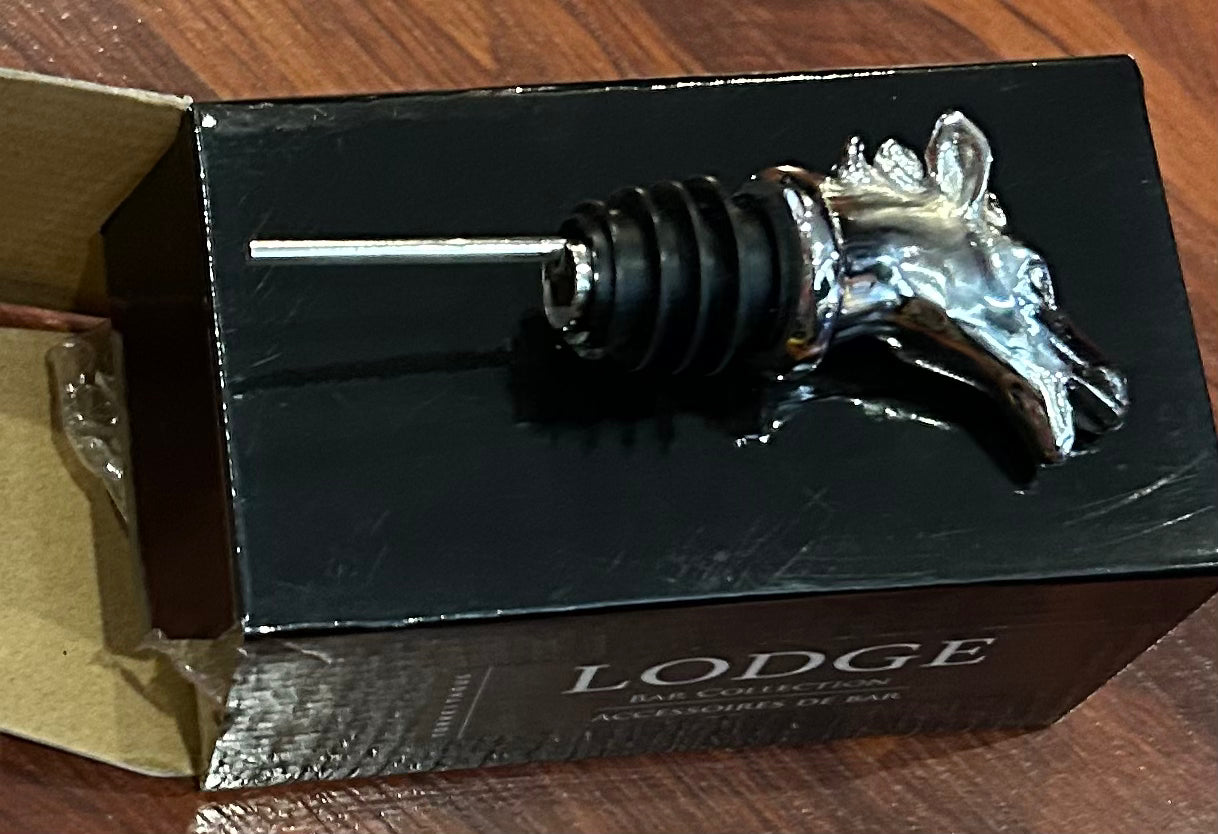 Horse head wine bottle stopper