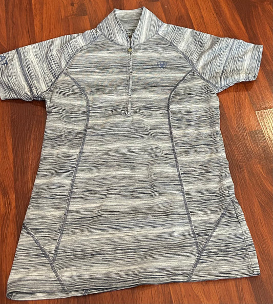 Ariattek heat series XS blue shirt sleeve 1/4 zip