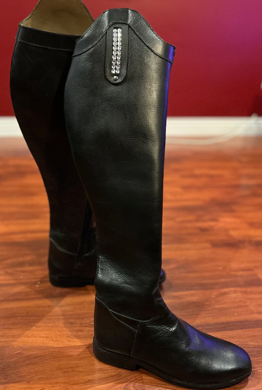 9.5 tall boots with bling