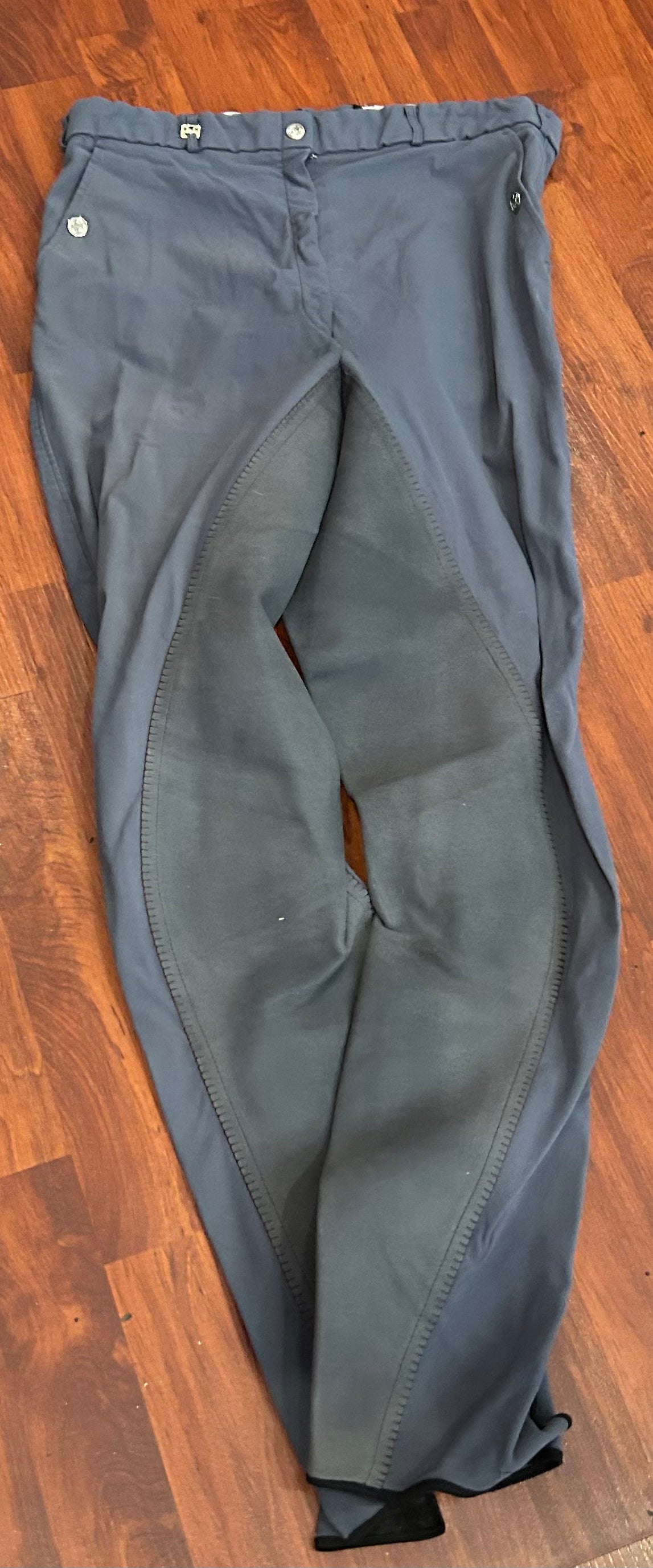 Pikeur size 32 blue/grey full seat breeches