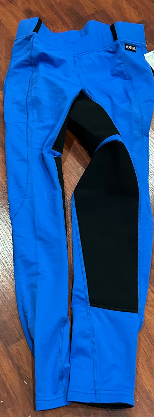 Kerrits size large flex tight blue full seat riding tights. Brand new with tags